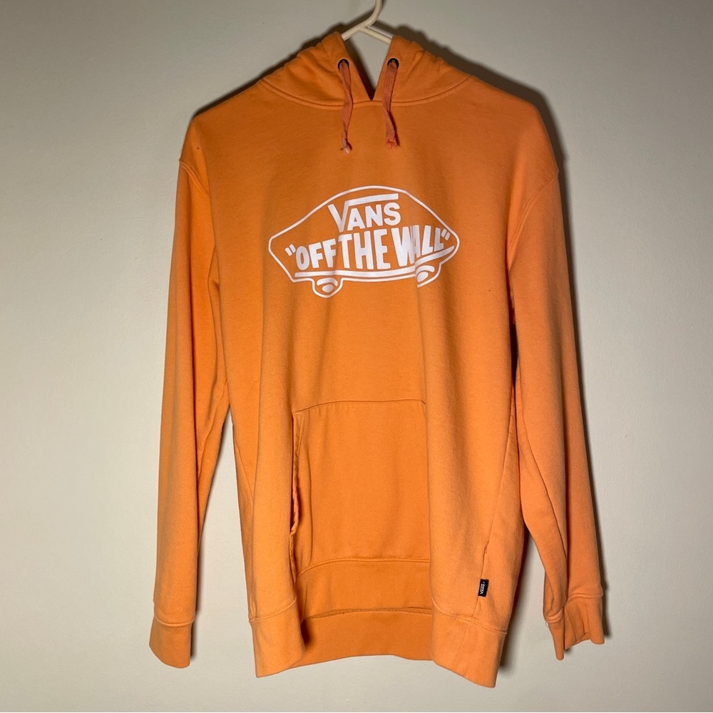 Vans Off the Wall Hooded Sweatshirt Orange Medium